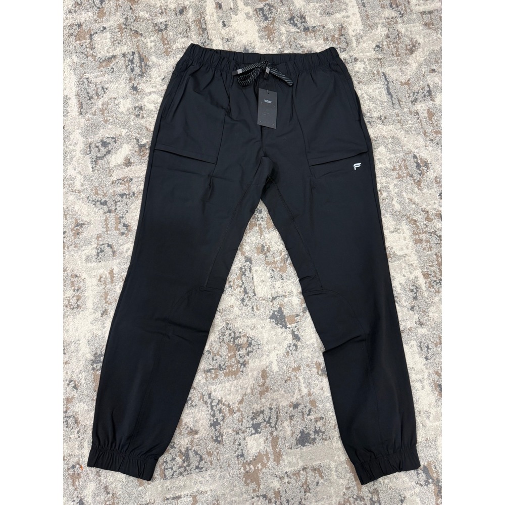 Fabletics Mens The One Jogger Black Athletic Training Pants PT2500654 Size L REG